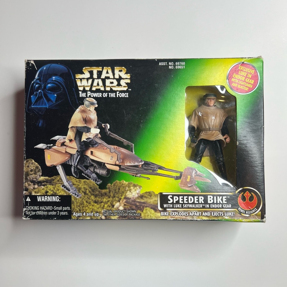 Star Wars Speeder Bike With Luke